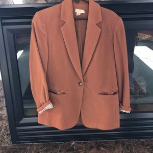 J Crew Camel blazer Wool